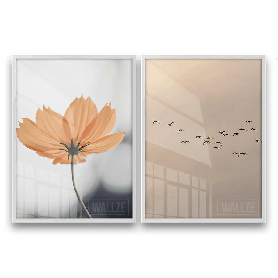 Kit Quadros Decorativos Flor e Voo - imagem 6