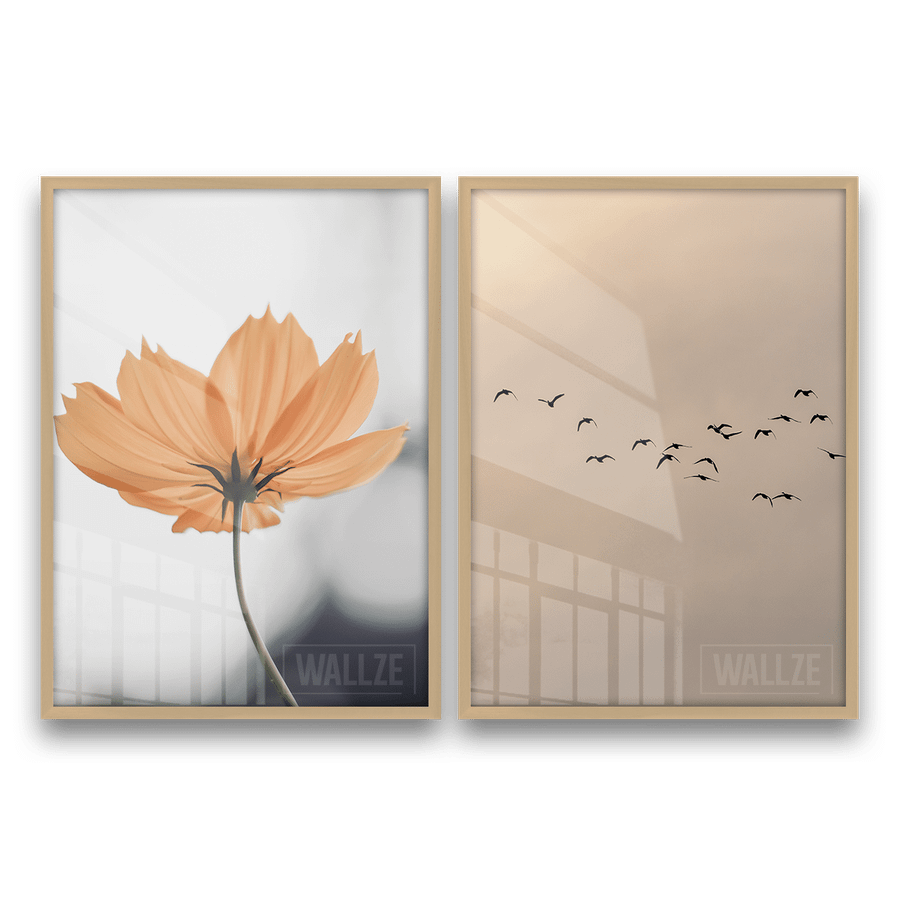 Kit Quadros Decorativos Flor e Voo - imagem 8
