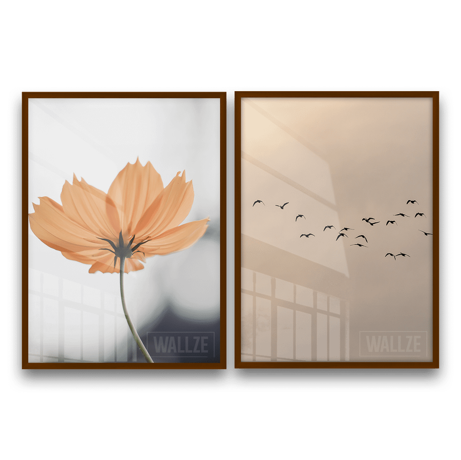 Kit Quadros Decorativos Flor e Voo - imagem 9
