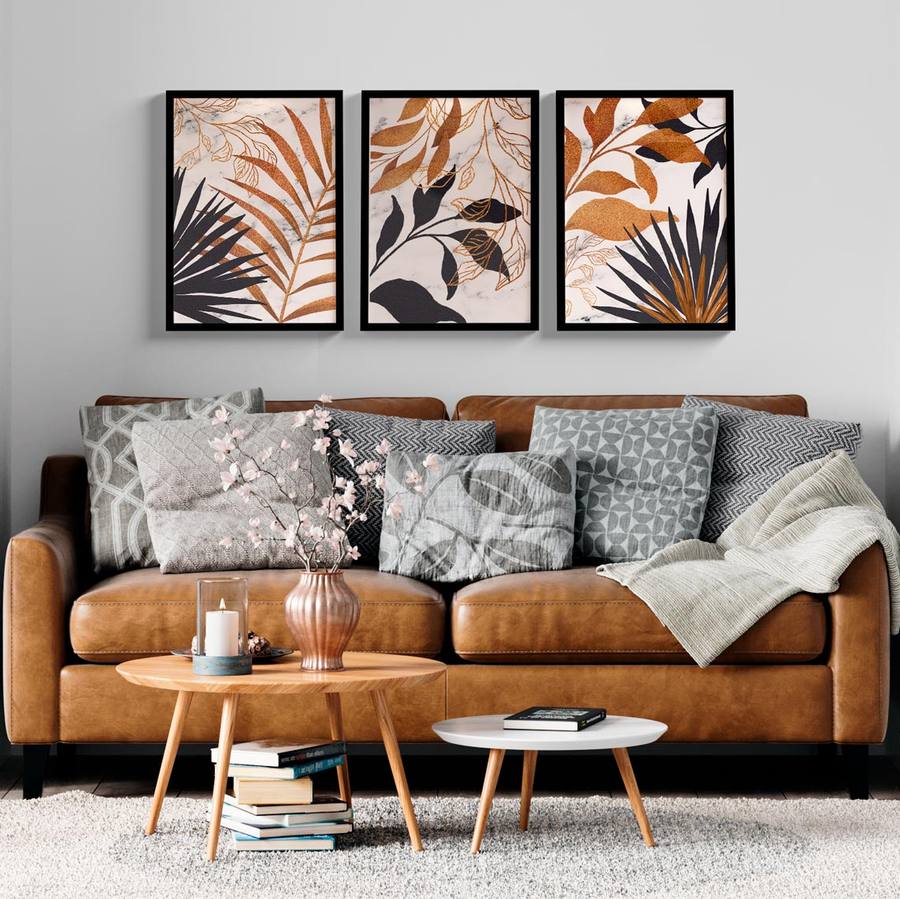 Kit quadros folhas