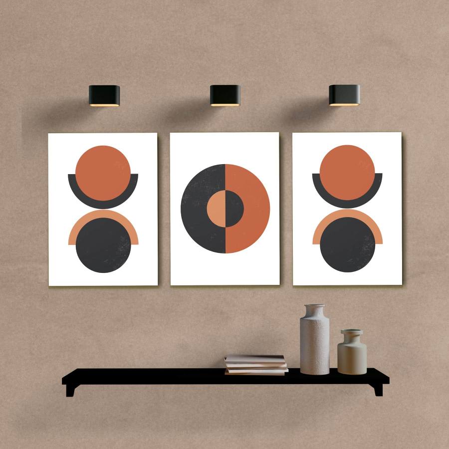 Kit Quadros Decorativos Formas Geométricas - imagem 6