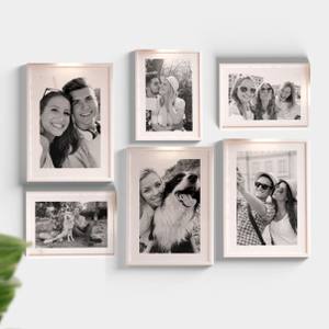 Kit Quadros Decorativos Fotos Preto e Branca - detalhe da moldura e acabamento