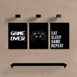 Kit Quadros Decorativos Game Over - imagem 6