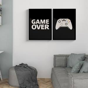 kit-quadros-game-over-moldura-preta