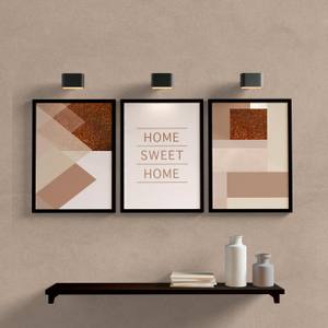 Kit Quadros Decorativos Home Sweet Home - detalhe da moldura e acabamento