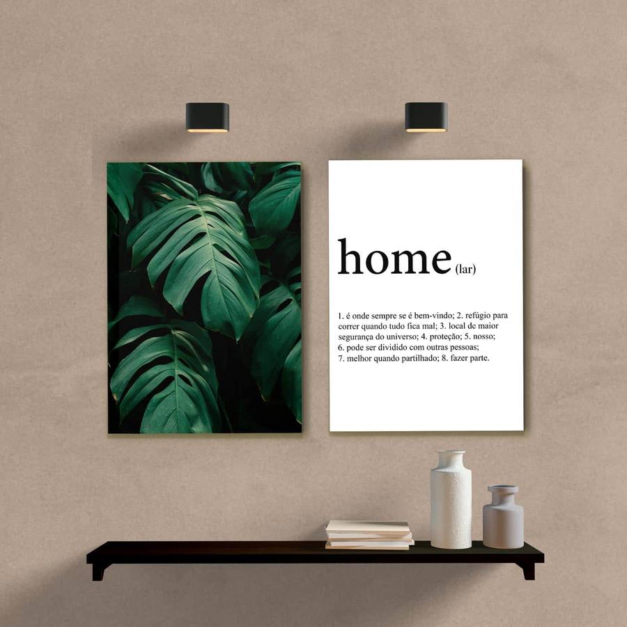 Kit Quadros Decorativos Home - quadro decorativo em ambiente decorado