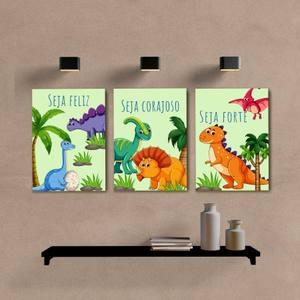 Kit Quadros Decorativos Infantil Dinossauros - imagem 6