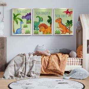Kit Quadros Infantil Dinossauro