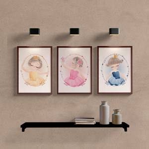 Kit Quadros Decorativos Infantil Princesas - imagem 5