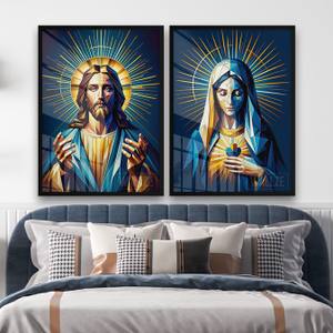 Quadro Jesus e Maria