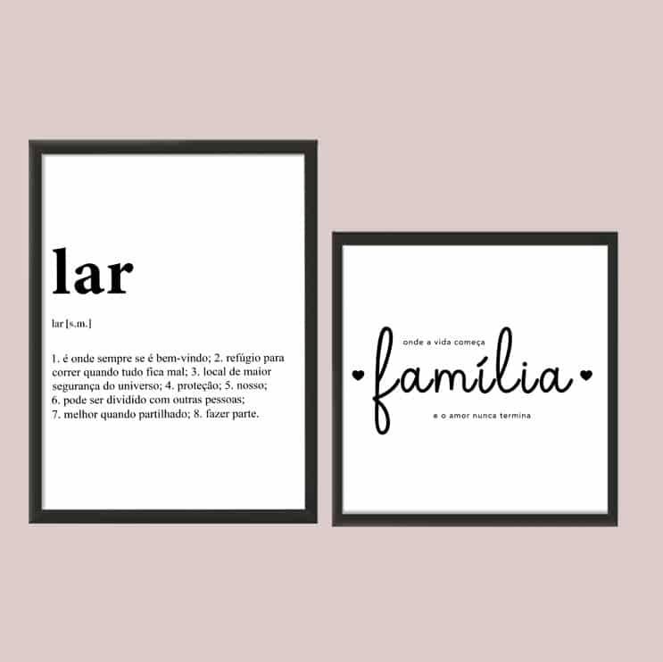 Kit Quadros Para Sala