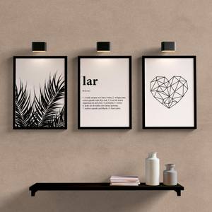Kit Quadros Decorativos Sala Quarto lar