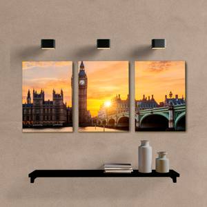 Kit Quadros Decorativos Londres Sunset - imagem 5