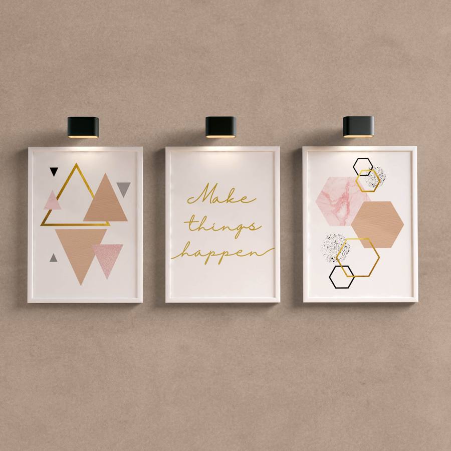 Kit Quadros para sala ou quarto