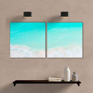 Kit Quadros Decorativos Mar II - quadro decorativo em ambiente decorado