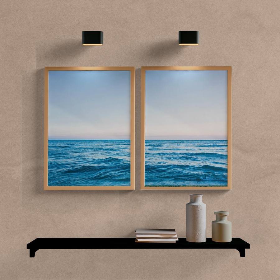 Kit Quadros Decorativos Mar IV - vista aproximada da impressão