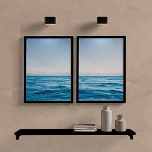 Kit Quadros Decorativos Mar IV - quadro decorativo em ambiente decorado