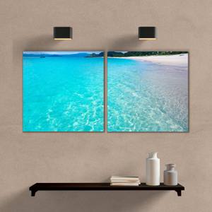 Kit Quadros Decorativos Mar V - quadro decorativo em ambiente decorado