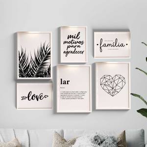 kit quadros decorativos mil motivos