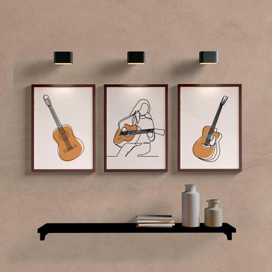 Kit Quadros Violão