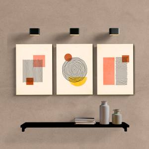 Kit Quadros Decorativos Minimalist - quadro decorativo em ambiente decorado