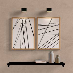 Kit Quadros Decorativos Minimalista Linhas - vista aproximada da impressão