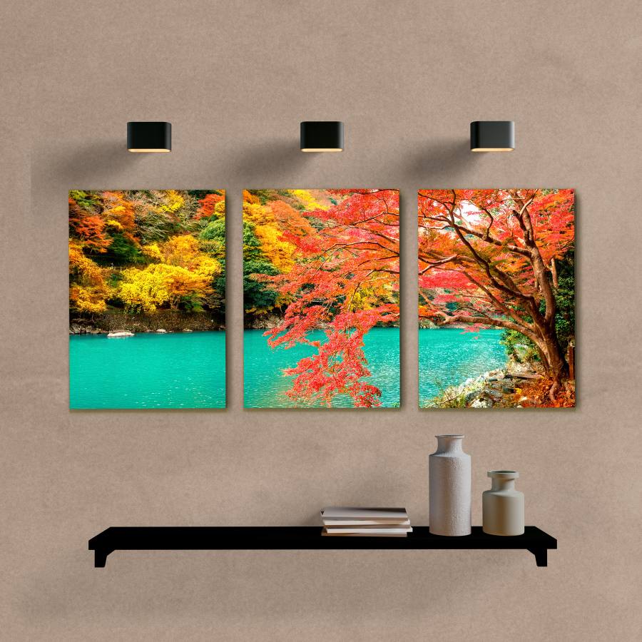 Kit Quadros Decorativos Paisagem Arashiyama - imagem 5