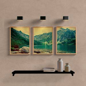 Kit Quadros Decorativos Paisagem Lago - vista aproximada da impressão