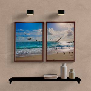 Kit Quadros Decorativos Paisagem Mar - imagem 5