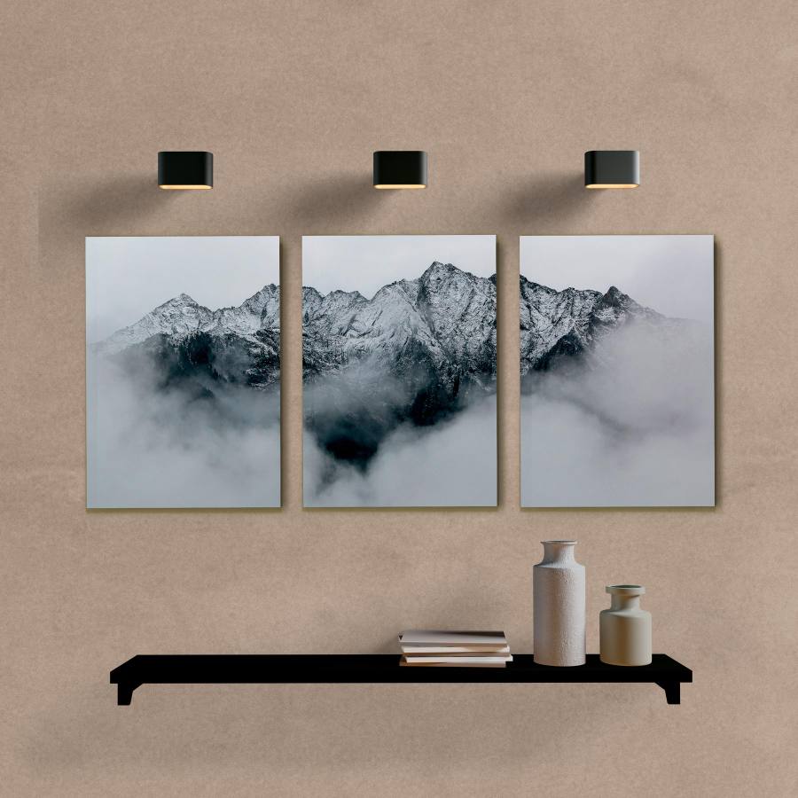 Kit Quadros Decorativos Paisagem Montanha - imagem 6
