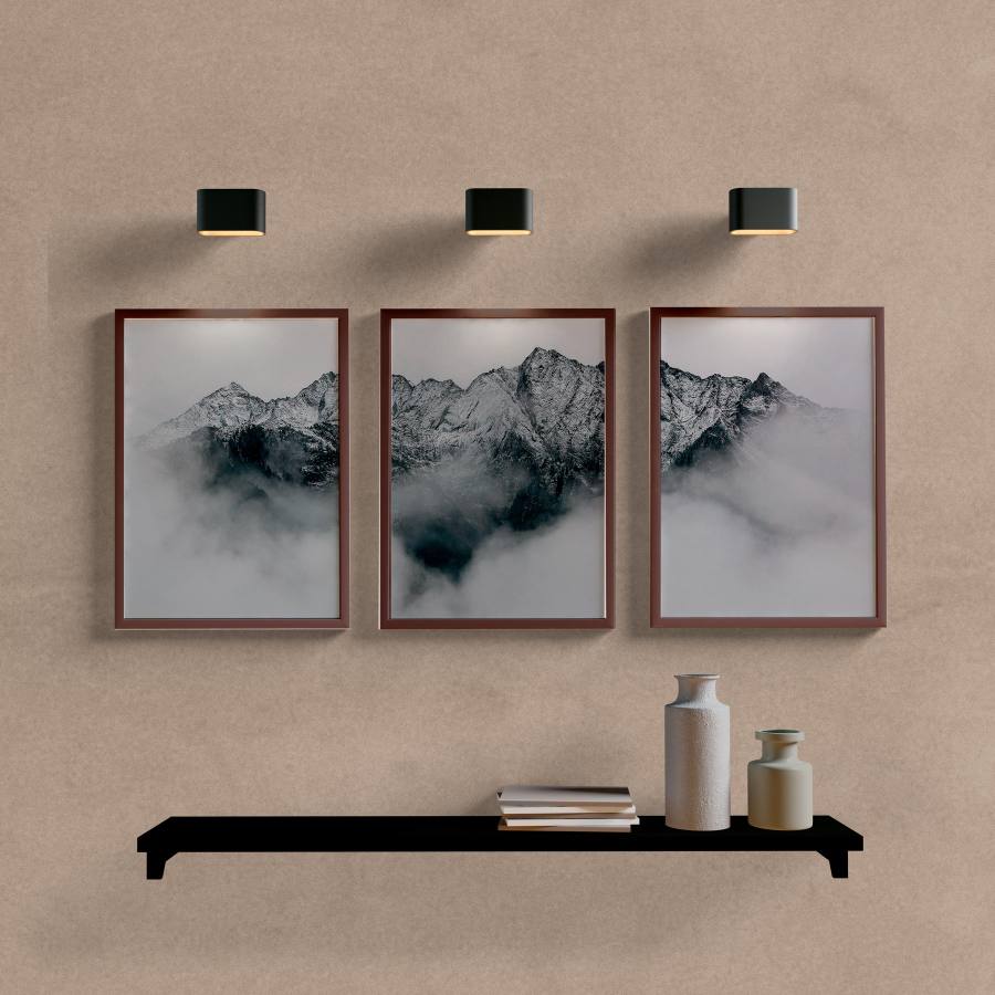 Kit Quadros Decorativos Paisagem Montanha - imagem 5