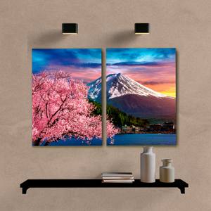 Kit Quadros Decorativos Paisagem Monte Fuji - imagem 6