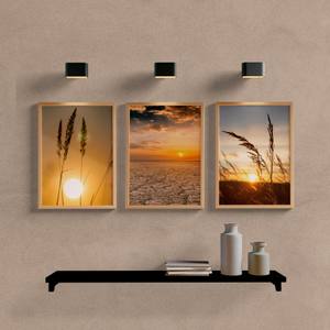 Kit Quadros Decorativos Paisagem Sunset - vista aproximada da impressão