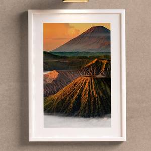 Quadro Montanhas por do sol
