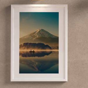 Quadro Montanha e Lago