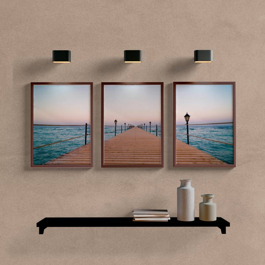 Kit Quadros Decorativos Pier - vista aproximada da impressão