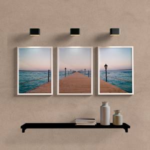Kit Quadros Decorativos Pier - detalhe da moldura e acabamento