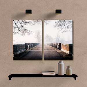 Kit Quadros Decorativos Ponte na Floresta - imagem 6
