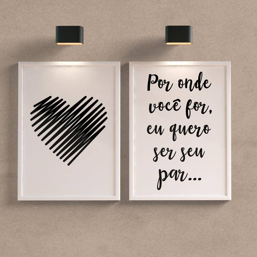 Kit Quadros Por onde você for