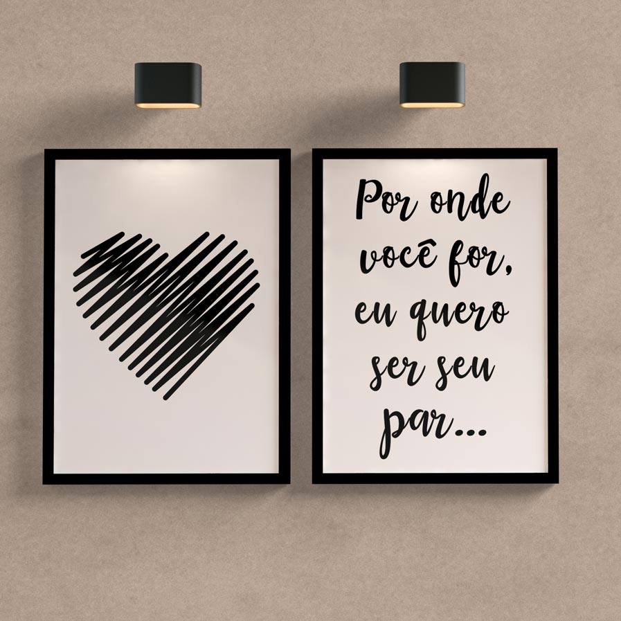 Kit Quadros Por onde você for