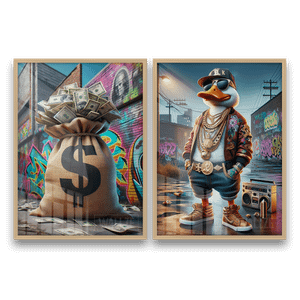 Kit Quadros Decorativos Riqueza Urbana - Estilo e Prosperidade - imagem 8
