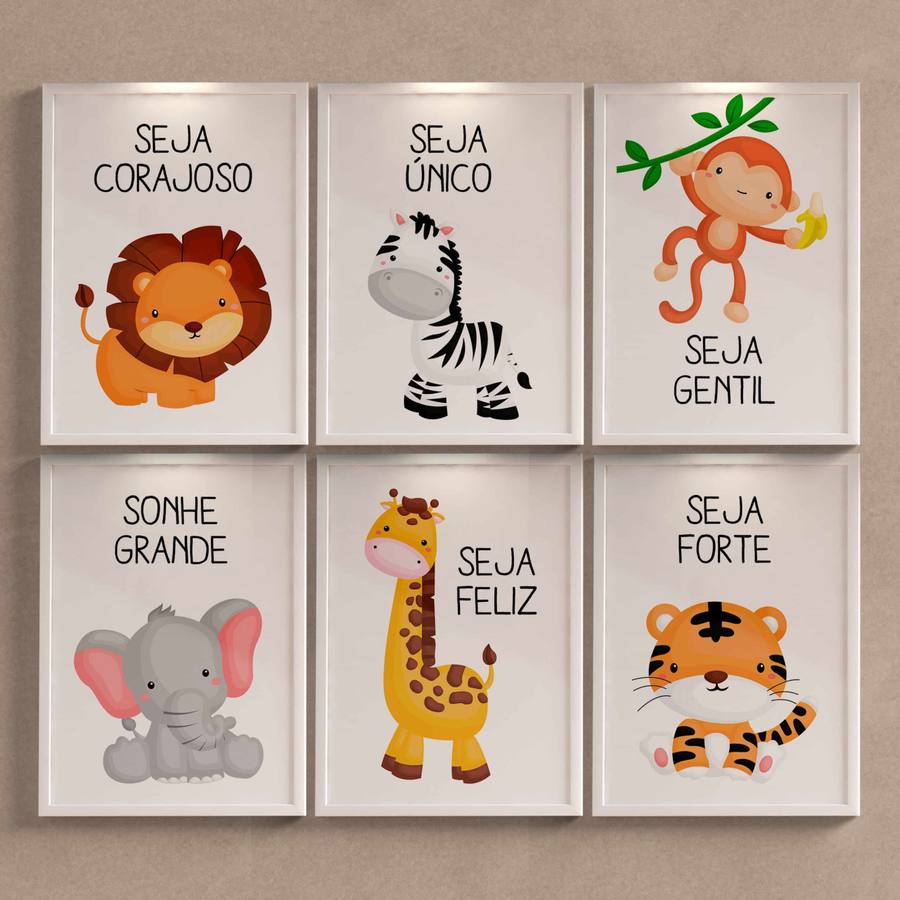 Kit Quadros Safari