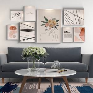 Kit Quadros Decorativos Seja Leve - detalhe da moldura e acabamento