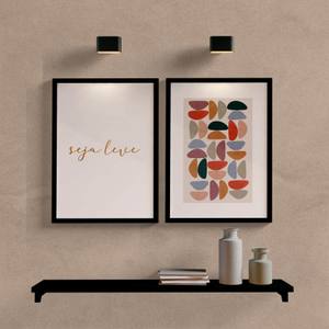 Kit Quadros Decorativos Seja Leve Color - quadro decorativo em ambiente decorado