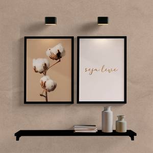 Kit Quadros Decorativos Seja Leve - quadro decorativo em ambiente decorado