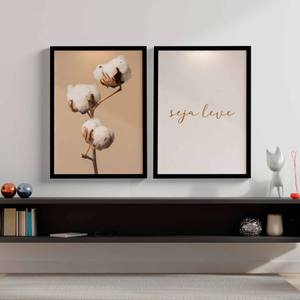 Kit Quadros Decorativos Seja Leve | Wallze