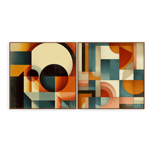 Kit Quadros Decorativos Sinfonia de Formas - imagem 5
