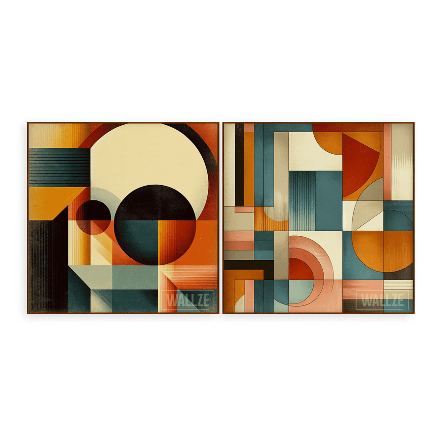 Kit Quadros Decorativos Sinfonia de Formas - imagem 5