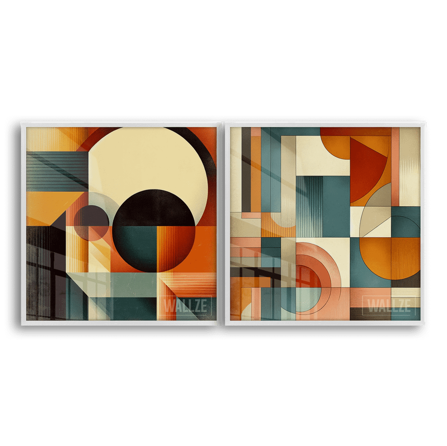 Kit Quadros Decorativos Sinfonia de Formas - imagem 7