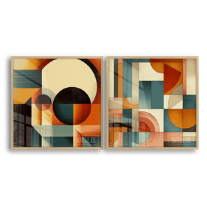 Kit Quadros Decorativos Sinfonia de Formas - imagem 8